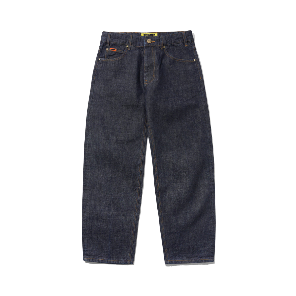 BUTTER GOODS Relaxed Denim Jeans Selvedge Blue