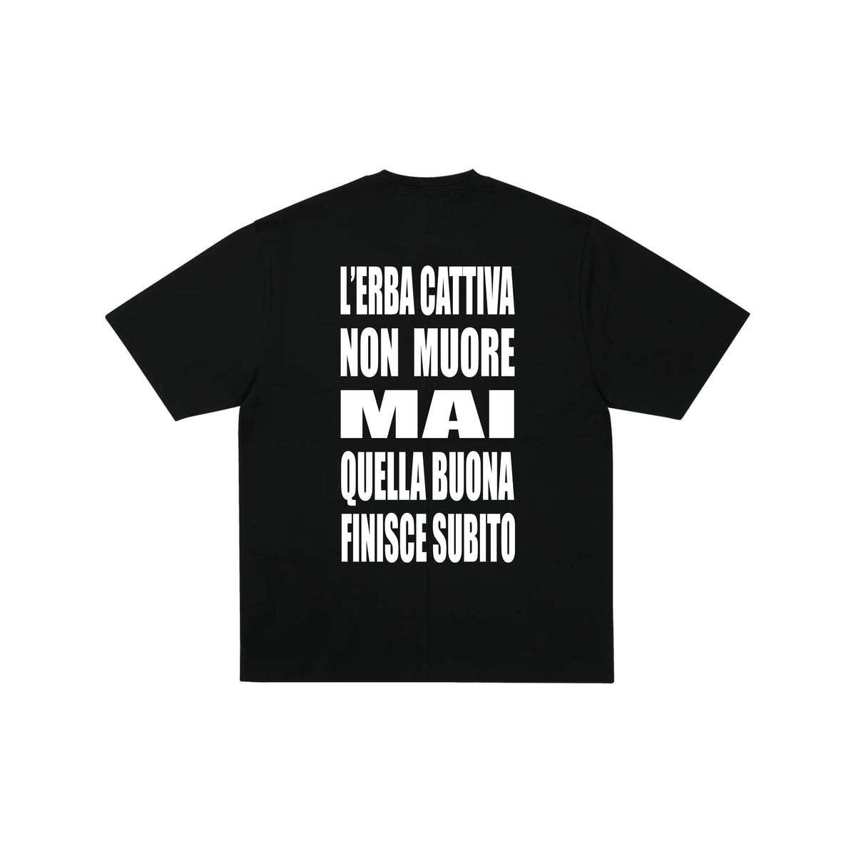 18UNO Erba Cattiva Tee Black