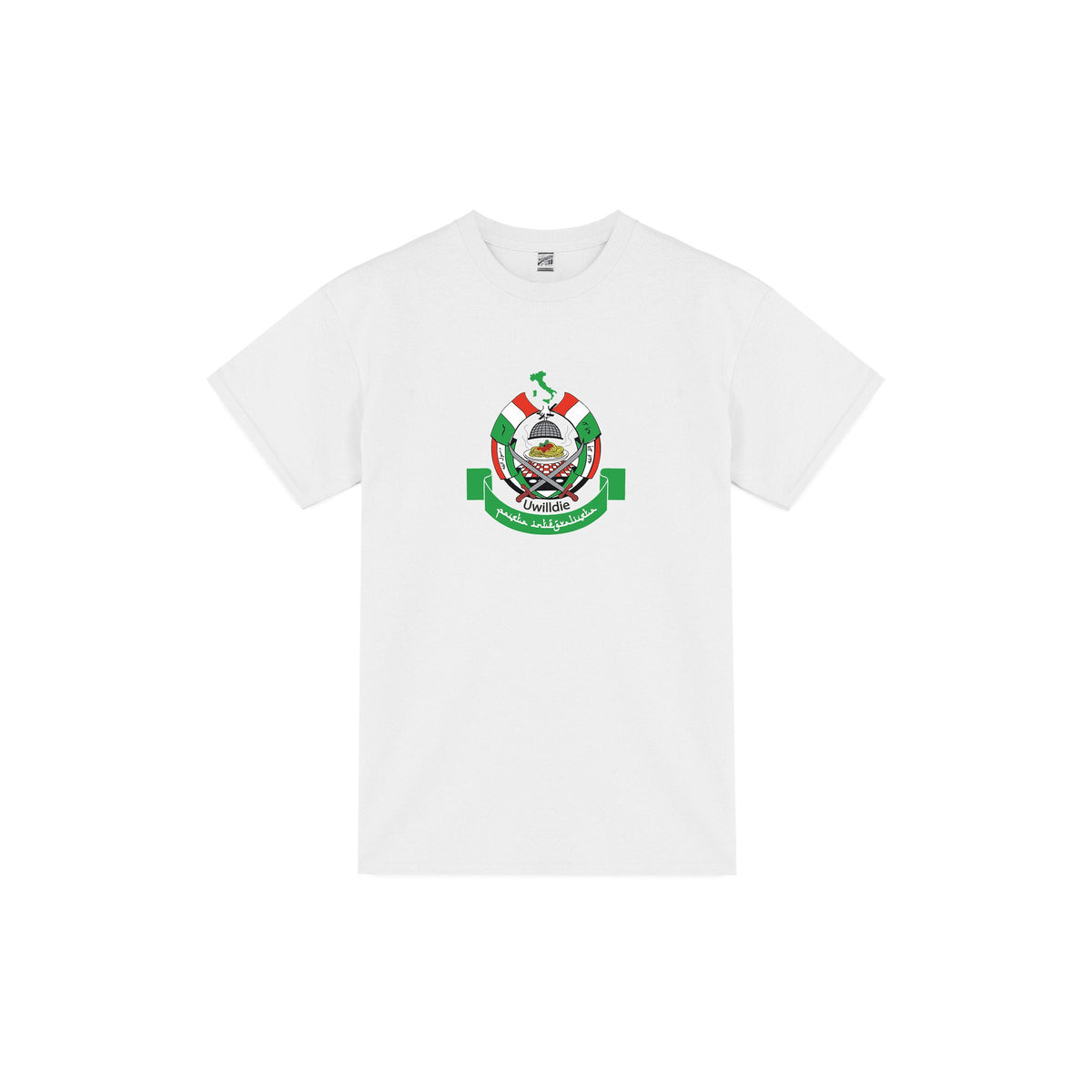 UWILLDIE AL-AQSA Tシャツ ホワイト