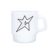 將圖片載入圖庫檢視器 CARPET COMPANY C-Star MIlk Glass Mug
