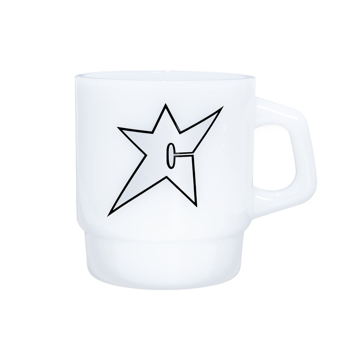CARPET COMPANY C-Star MIlk Glass Mug