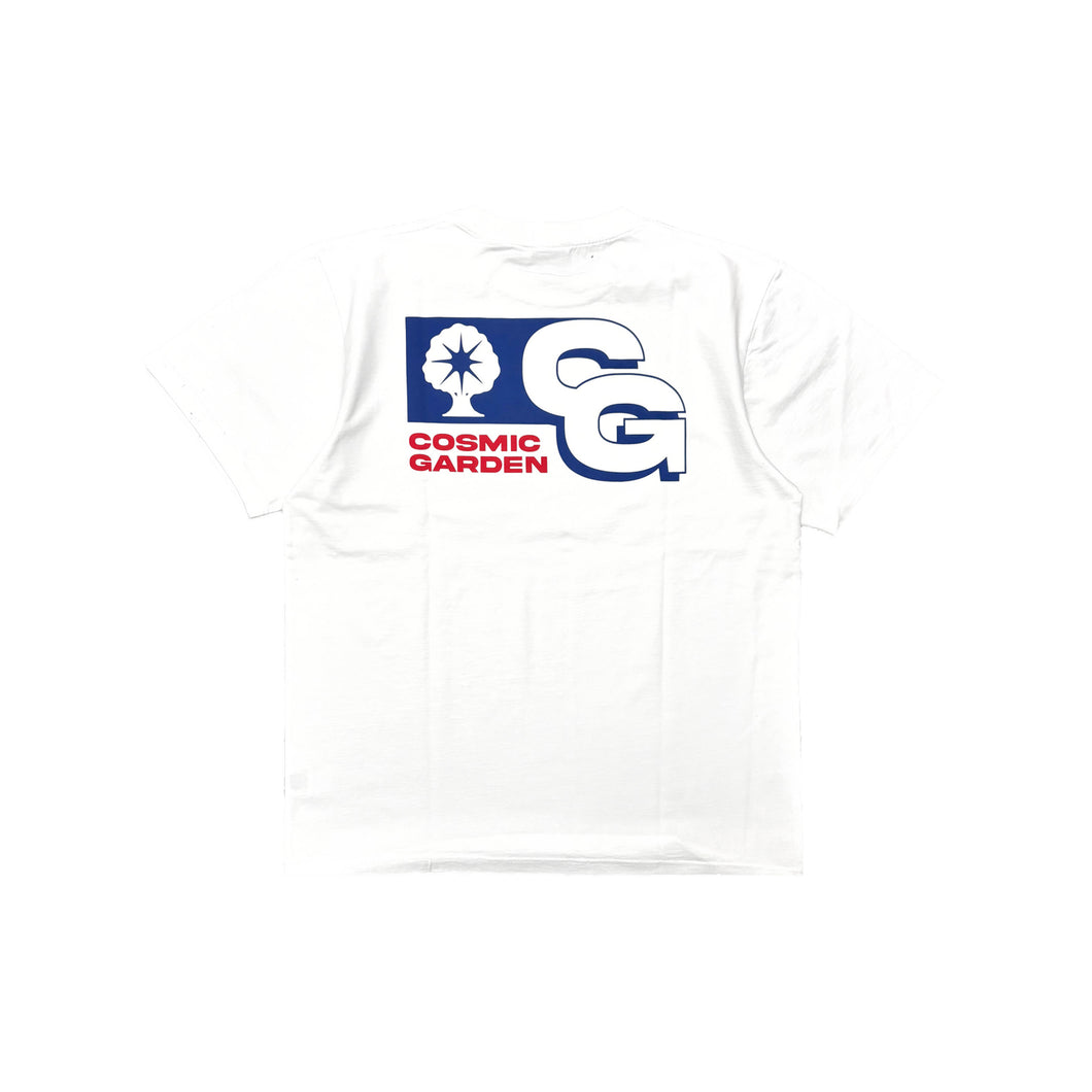 NOWADAYS MAGAZINE Cosmic Garden Tee White