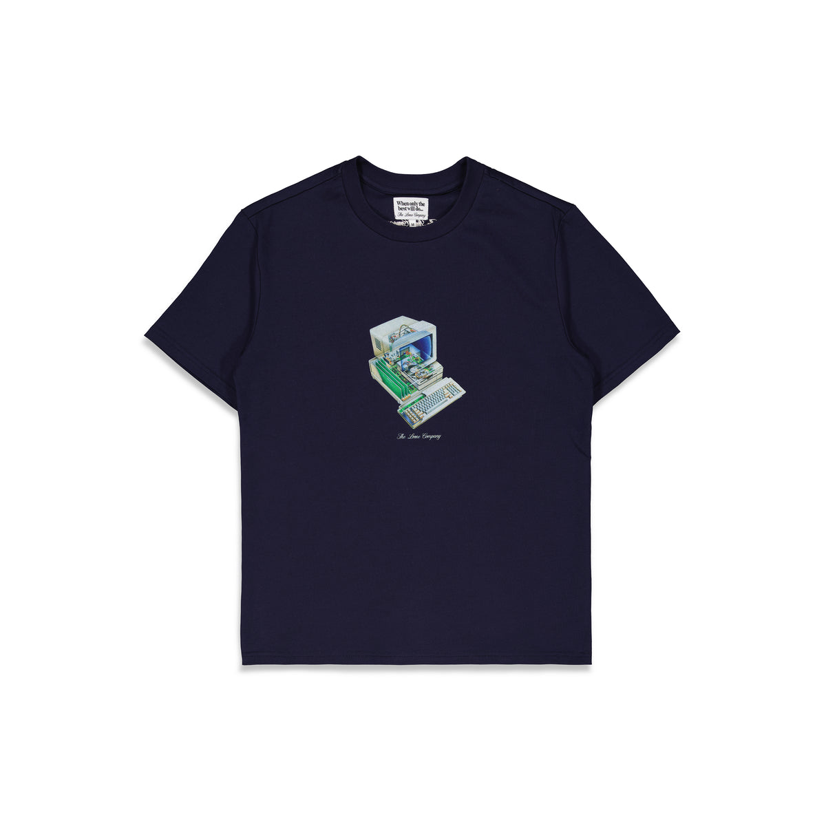 THE LOOSE COMPANY Computer Tee Navy