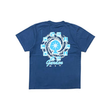 Load image into Gallery viewer, NOWADAYS MAGAZINE Swirl Tee Vintage Blue
