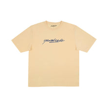 Load image into Gallery viewer, YARDSALE Script Tee Yellow
