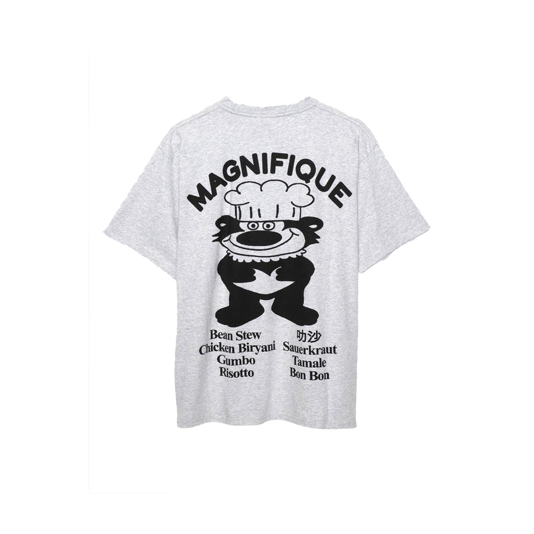 PUBLIC POSSESSION Foodclub Tee Heather Grey