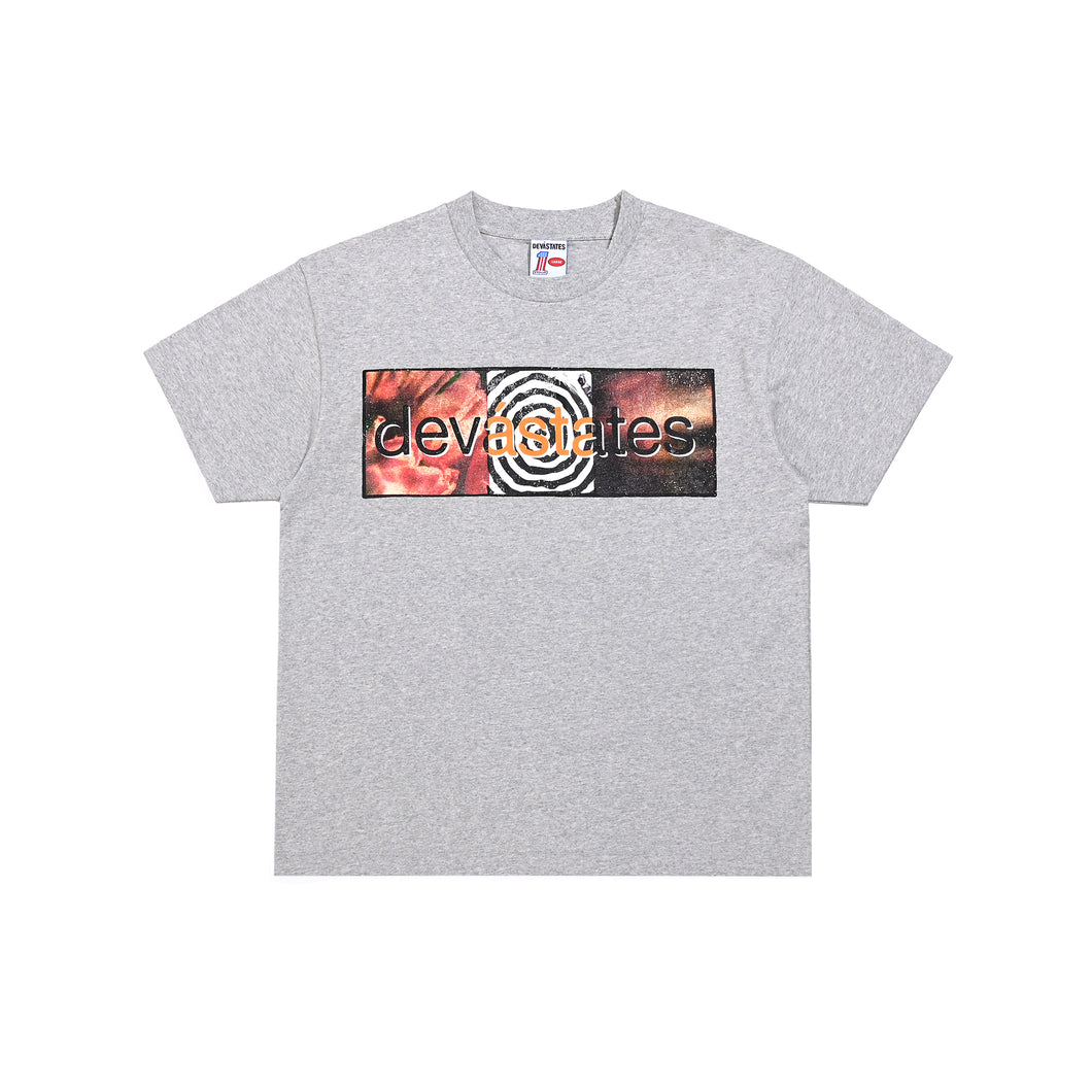 DEVA STATES Nutshell GFX Tee Grigio mélange