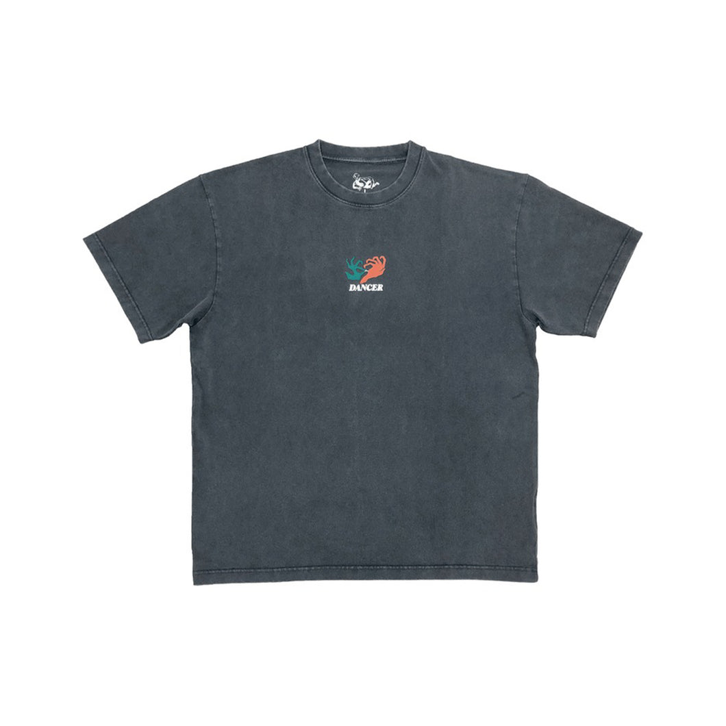 DANCER Nail Tee nero lavato