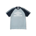 BUTTER GOODS x UMBRO Diamond Logo Raglan Tee Slate/Navy