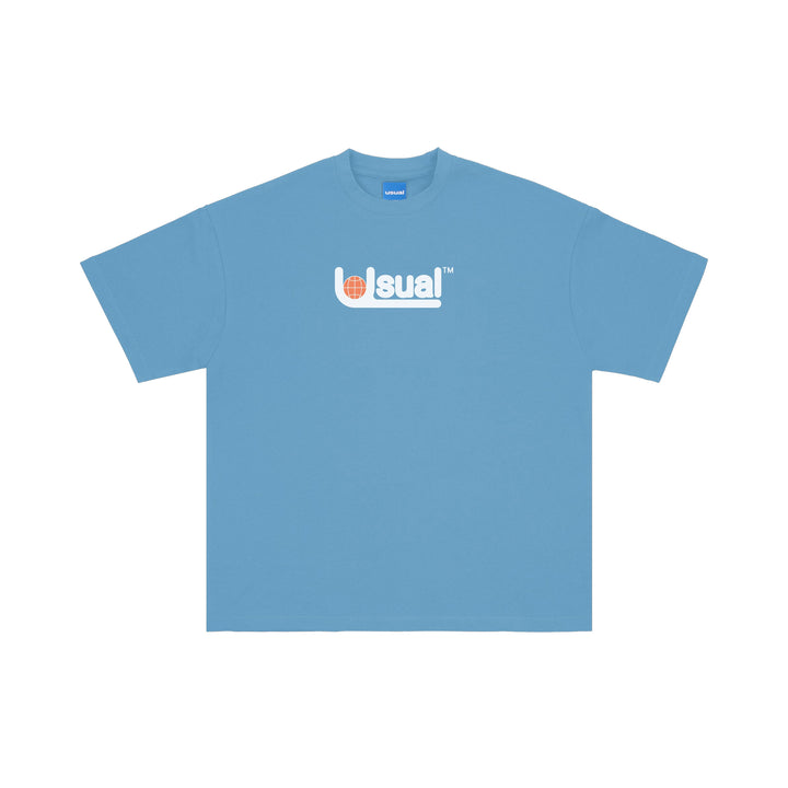 USUAL Global Tee Sky Blue