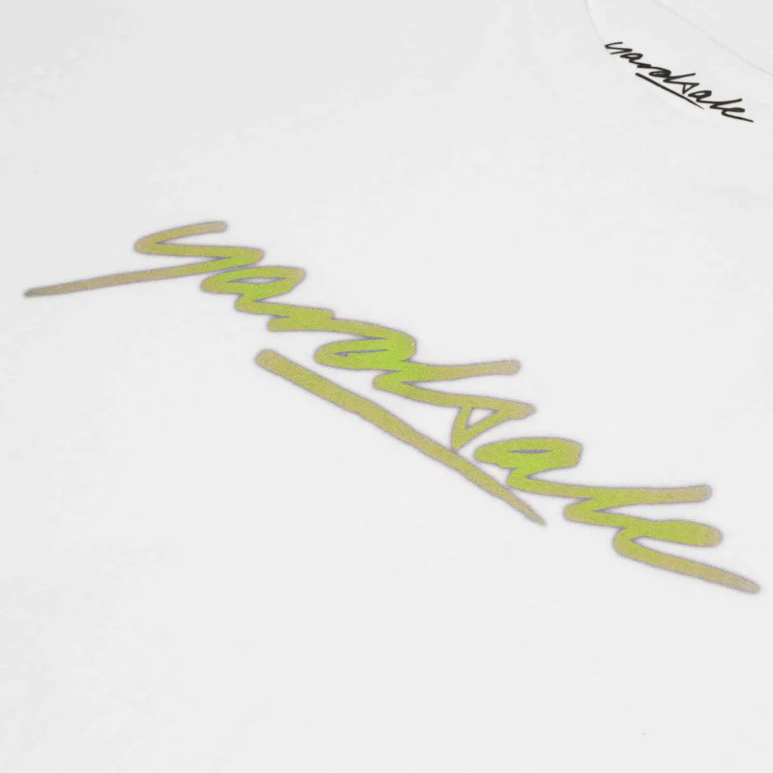 YARDSALE Script Tee White