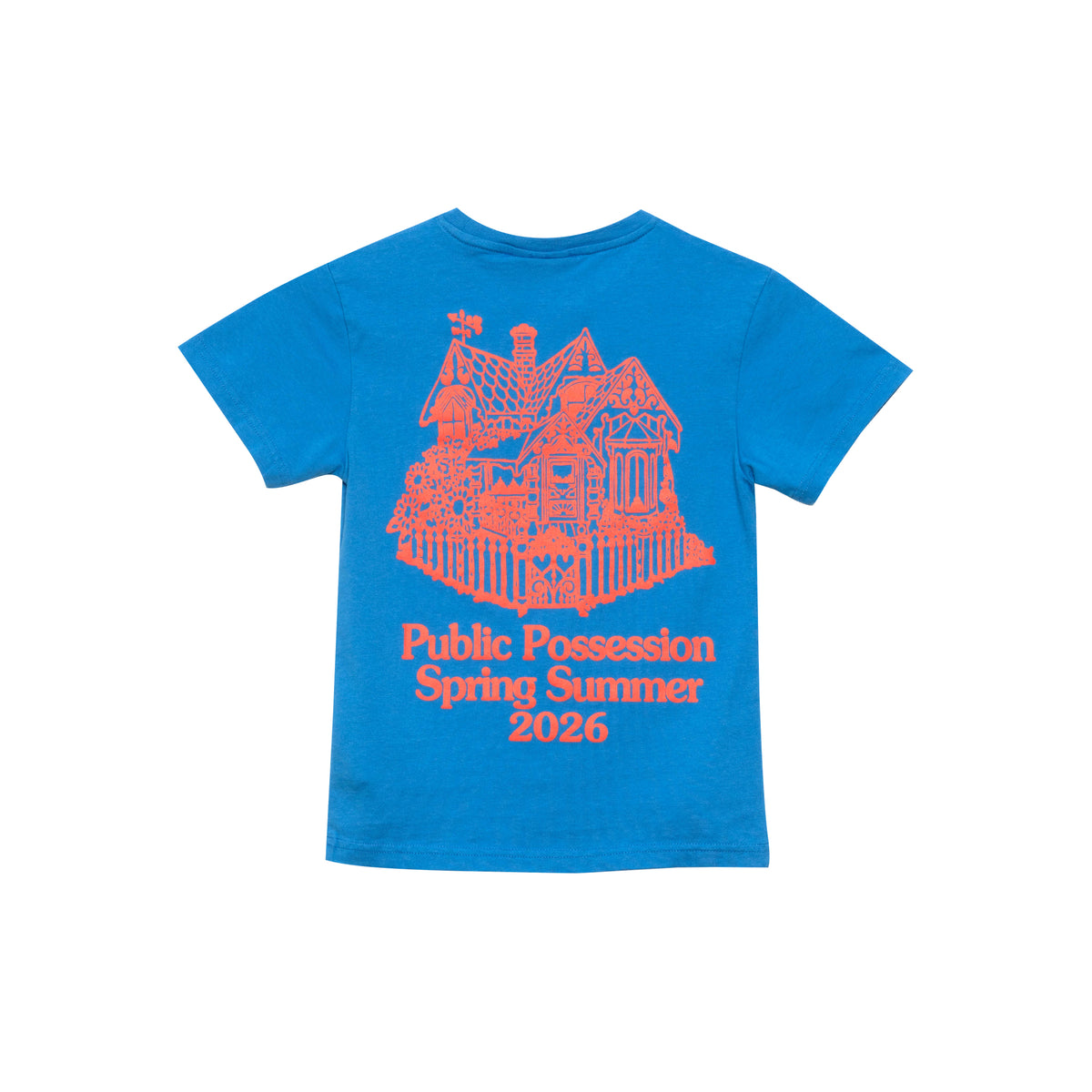 PUBLIC POSSESSION Yogurt Group Kids Tee Bright Blue
