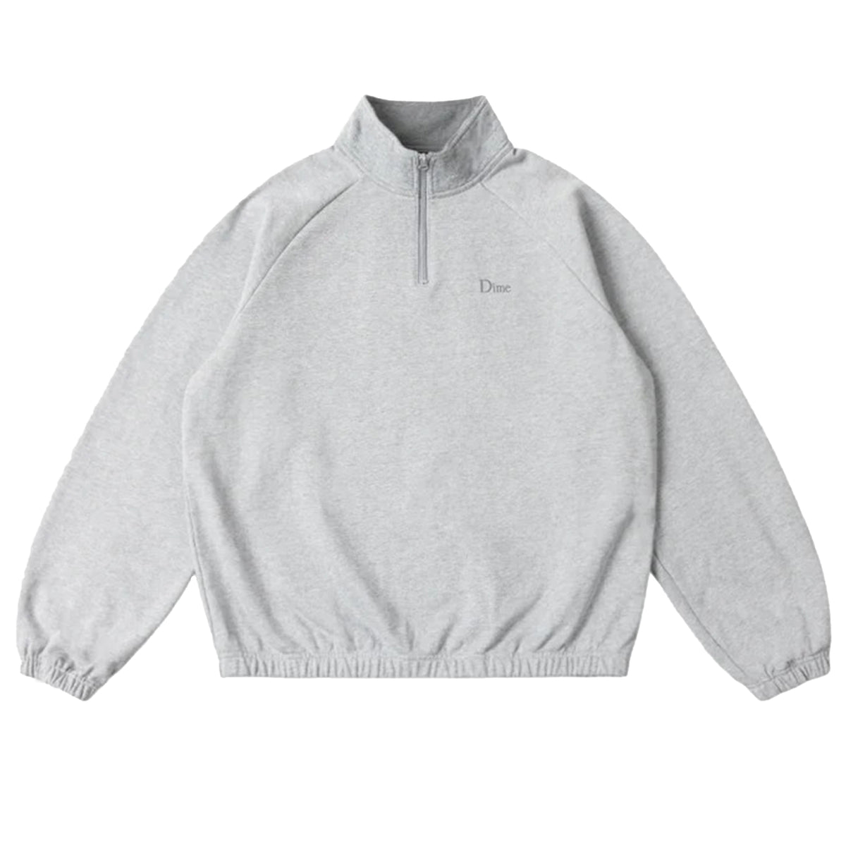 DIME Classic Terry Quarter Zip Heather Gray