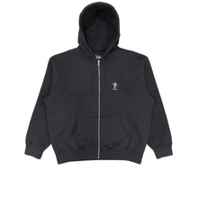 Carica l&#39;immagine nel visualizzatore di Gallery, Felpa con cappuccio e zip con logo DANCER OG nera
