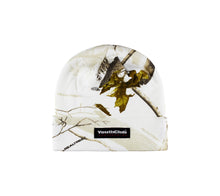 Load image into Gallery viewer, YOUTH CLUB This Is Hell Beanie White Realtree AP
