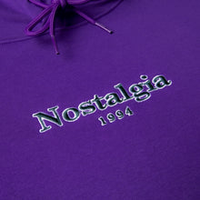 Load image into Gallery viewer, NOSTALGIA Outline Hoodie Purple
