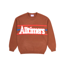 Load image into Gallery viewer, ALLTIMERS Broadway Knit Sweater Brown
