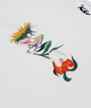 Load image into Gallery viewer, DANCER Mixed Flowers Tee White

